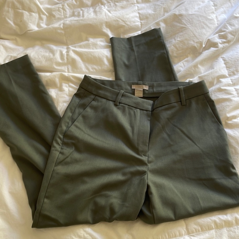 Green H&M slacks. Size 6. In great condition. Worn twice.
